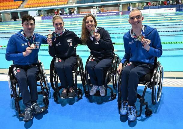 europei nuoto paralimpico arianna talamona federico cristiani polha varese