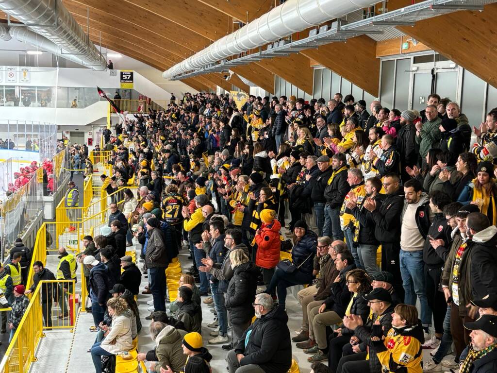 Festa giallonera in tribuna, Mastini - Pergine 3-1