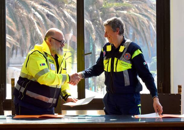 Gemellaggio tra Monegliese e la Protezione Civile Alberto da Giussano di Legnano