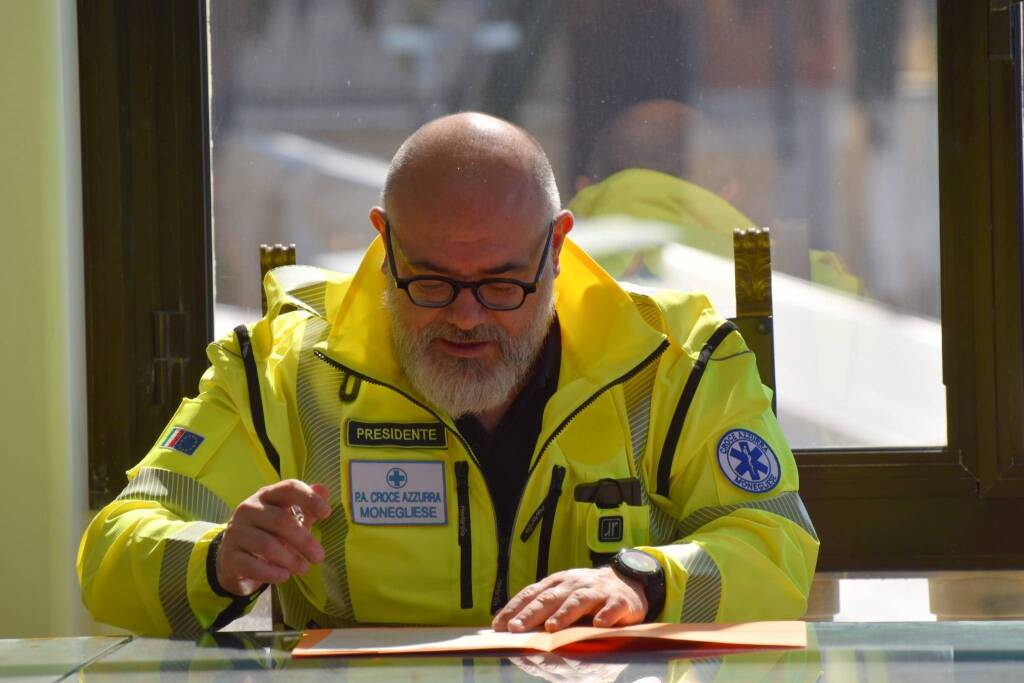 Gemellaggio tra Monegliese e la Protezione Civile Alberto da Giussano di Legnano
