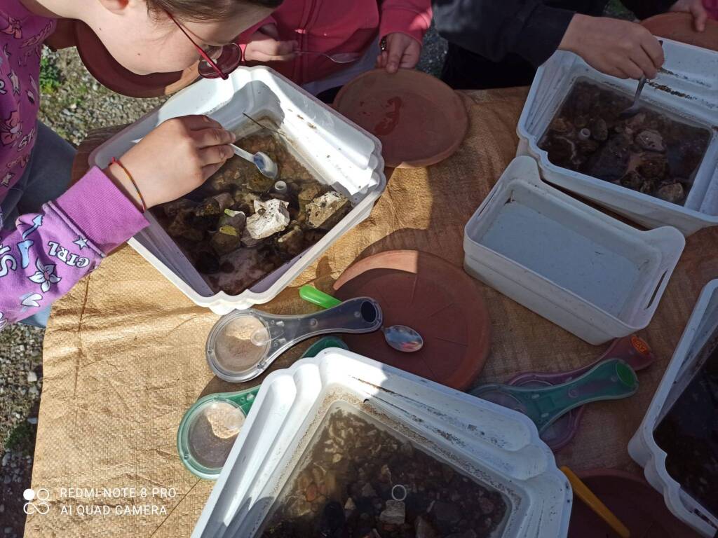 I bambini della primaria di Porto Valtravaglia a lezione sull'importanza dell'acqua
