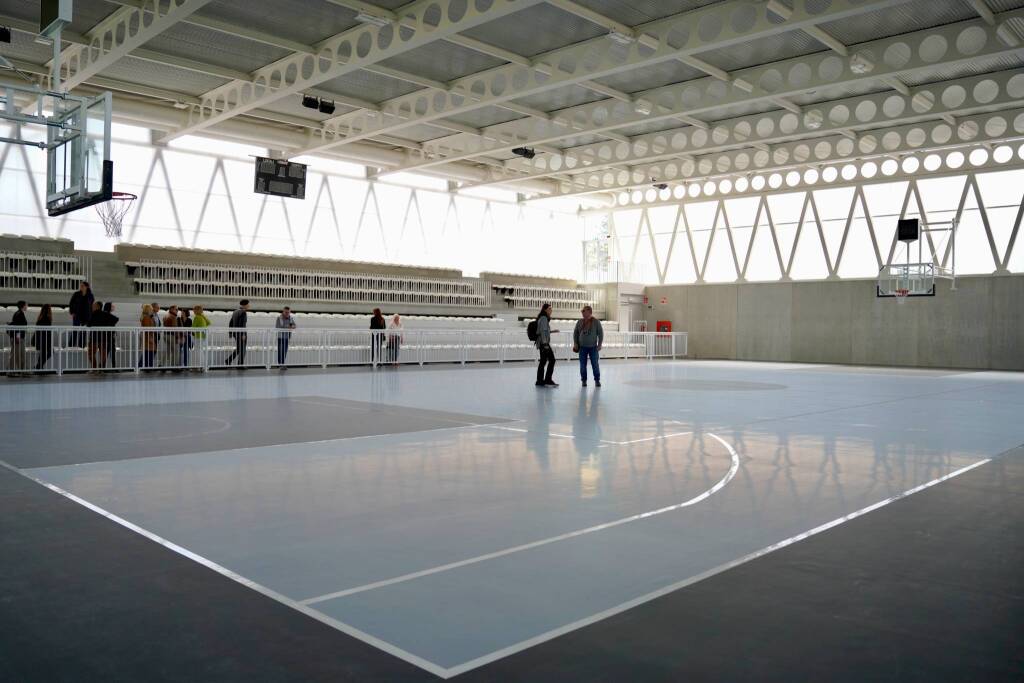 Inaugurazione del palazzetto dello sport di Olgiate Olona. Foto di Zaffaroni