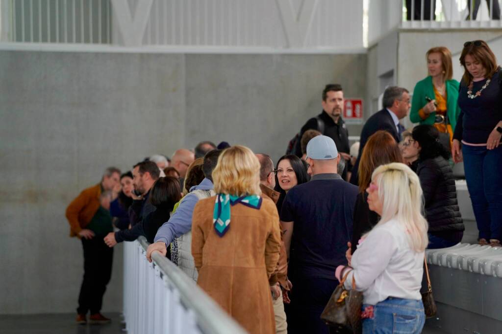 Inaugurazione del palazzetto dello sport di Olgiate Olona. Foto di Zaffaroni