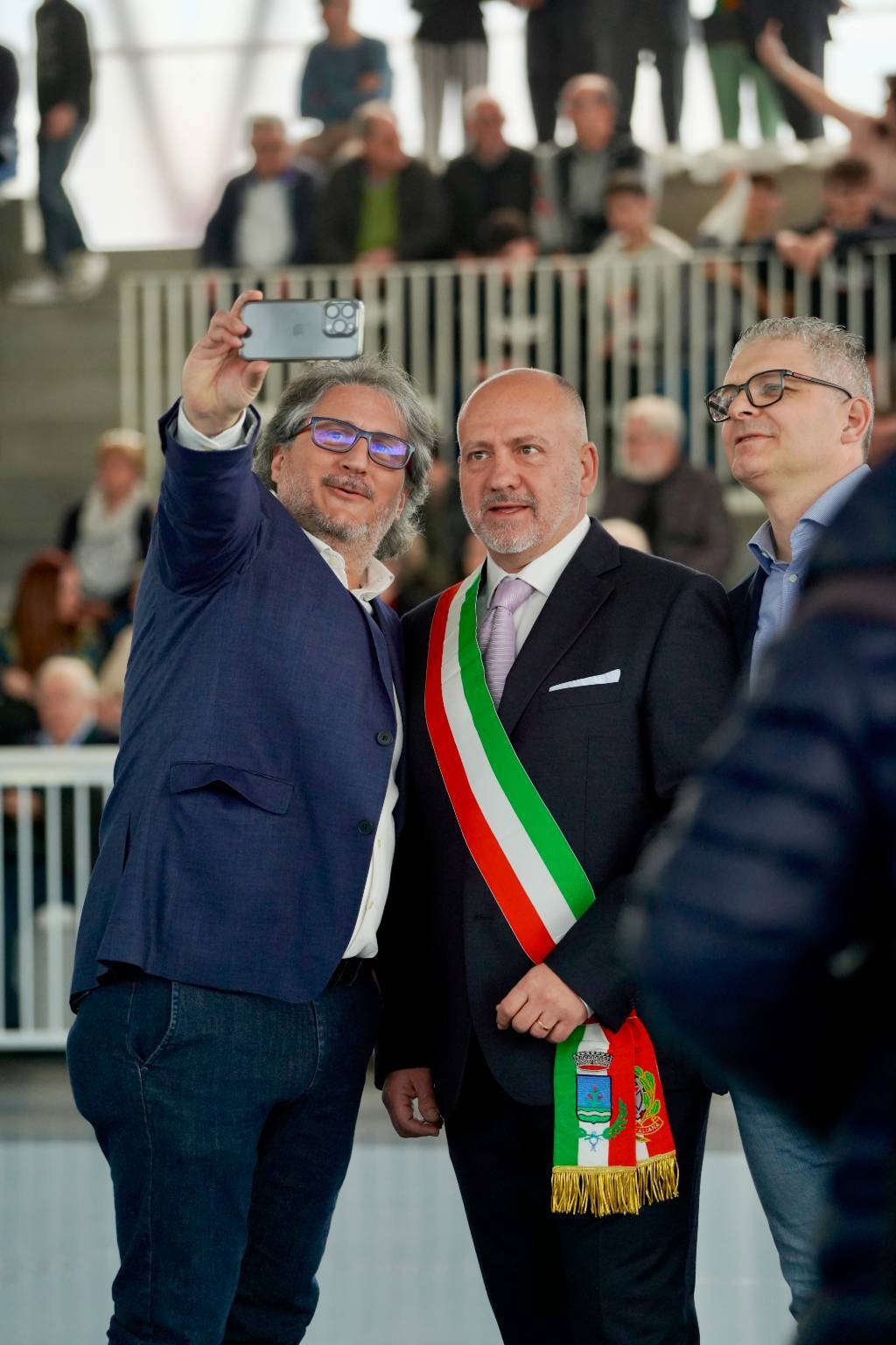 Inaugurazione del palazzetto dello sport di Olgiate Olona. Foto di Zaffaroni