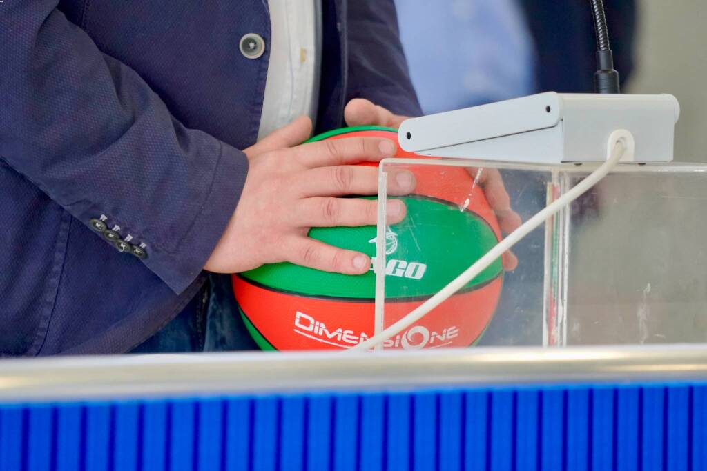 Inaugurazione del palazzetto dello sport di Olgiate Olona. Foto di Zaffaroni