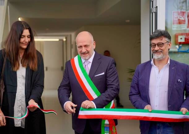 Inaugurazione del palazzetto dello sport di Olgiate Olona. Foto di Zaffaroni