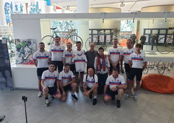 La maglia della U.S. Dairaghese al Museo del ciclismo Madonna del Ghisallo per il centenario