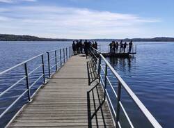 Legambiente Castronno porta gli alunni della scuola media alla scoperta del lago di Varese in bicicletta