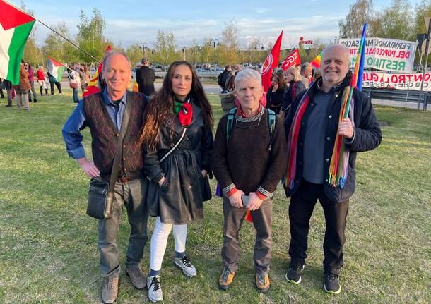 manifestazione pacifista base nato solbiate olona elio pagani