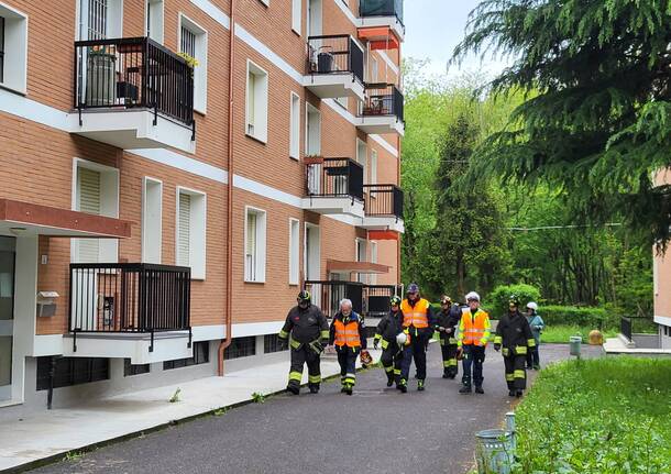 Maxi esercitazione di Protezione Civile a Rescaldina: simulati incendi nei boschi del paese