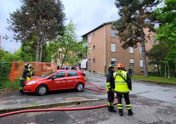 Maxi esercitazione di Protezione Civile a Rescaldina: simulati incendi nei boschi del paese