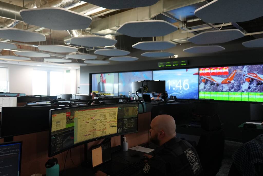 Nel centro di controllo integrato di easyJet