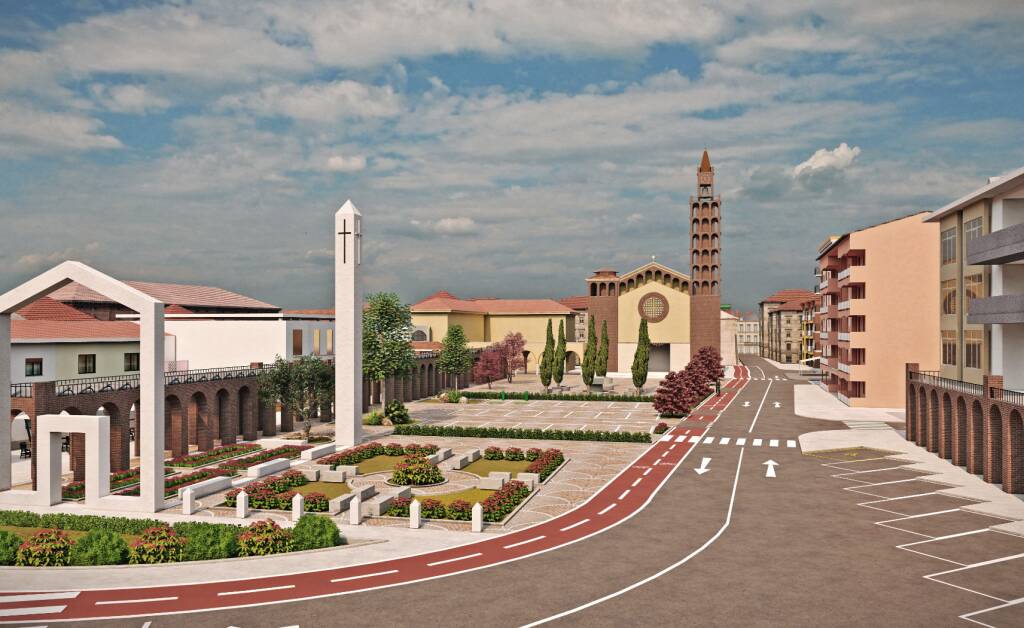 progetto nuova piazza buon gesù olgiate olona