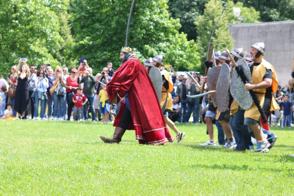 Al parco Falcone e Borsellino è in corso la prima festa medievale
