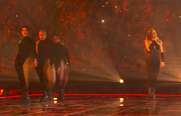 Angelina Mango alla finale dell'Eurovision