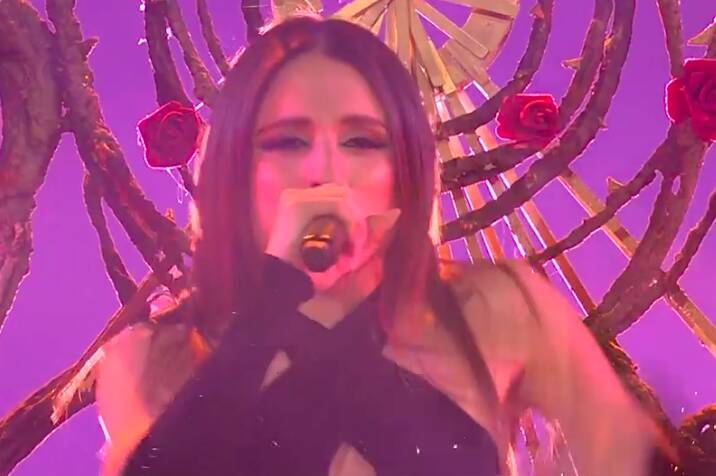 Angelina Mango alla finale dell'Eurovision