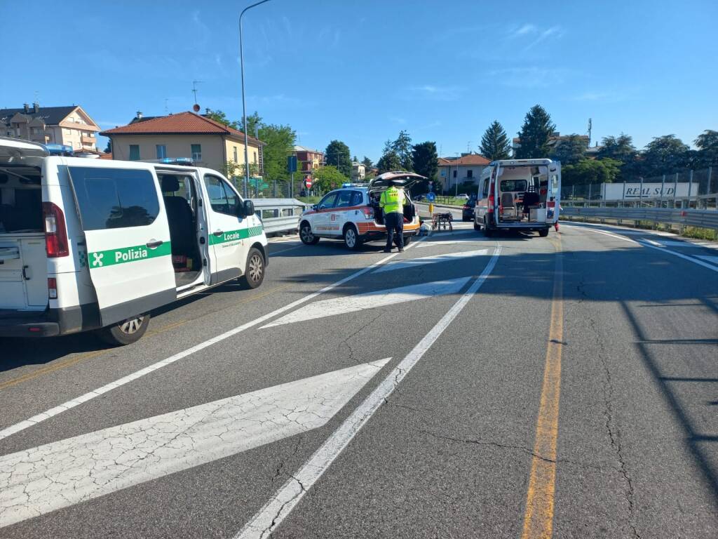 Anziano investito