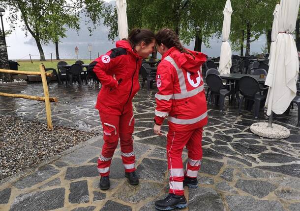 L’area emergenza di Croce Rossa Gallarate