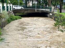 Arno e Sorgiorile in piena a Gallarate