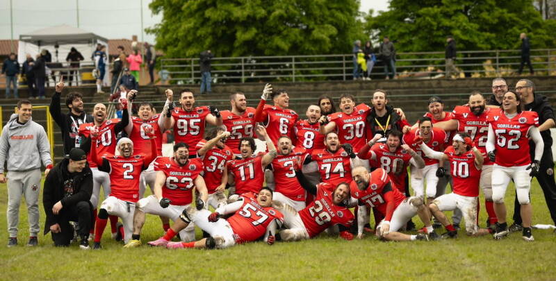 I Gorillas Varese vincono sul campo dei Blitz