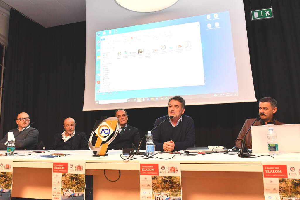 La presentazione dello Slalom Luino-Montegrino