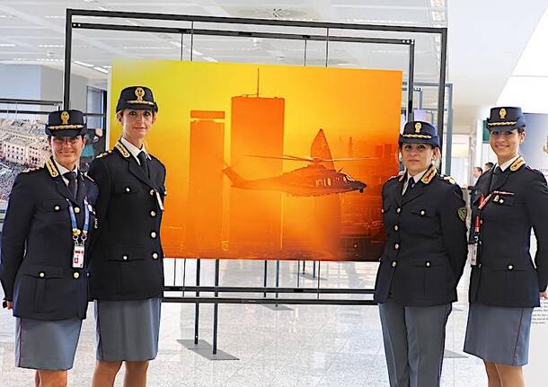 A Malpensa la mostra per i 50 anni di volo della Polizia di Stato