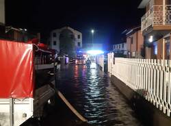 Forti piogge sul Varesotto: intervento dei vigili del fuoco 