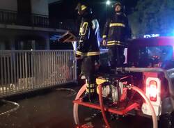 Forti piogge sul Varesotto: intervento dei vigili del fuoco 