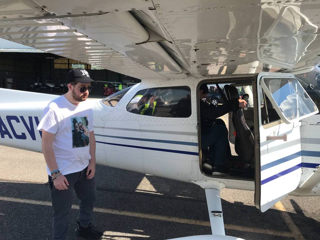 Il primo volo di Nicolò Maja dopo la strage di Samarate