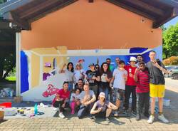 Inaugurazioe del murale di Fondazione Ascoli a Luvinate