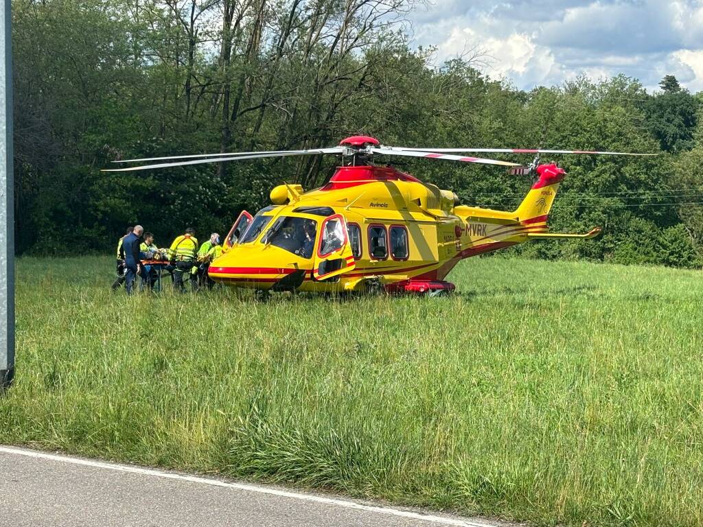 infortunio in fabbrica a Sumirago