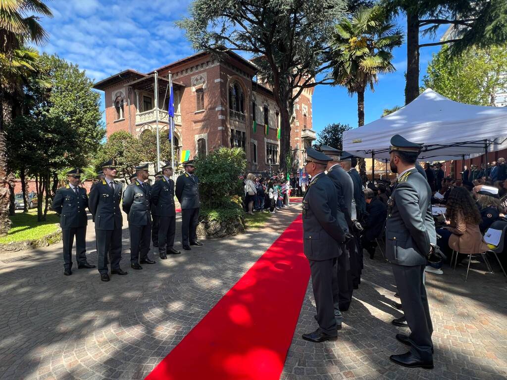 intitolazione guardia di finanza busto arsizio