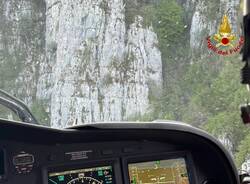 L’elicottero di Malpensa salva due escursionisti al Monte Coltignone