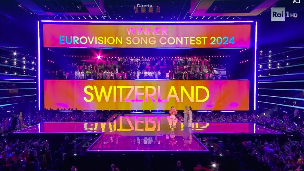 La Svizzera con Nemo vince l'Eurovision Song Contest 2024