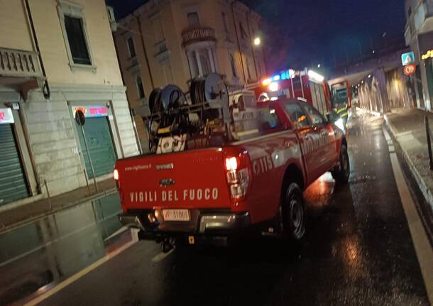 Forte temporale sul Gallaratese, evacuata una famiglia a Cassano Magnago