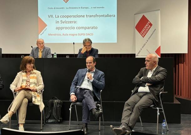 Mendrisio - Presentazione del libro "La cooperazione transfrontaliera"