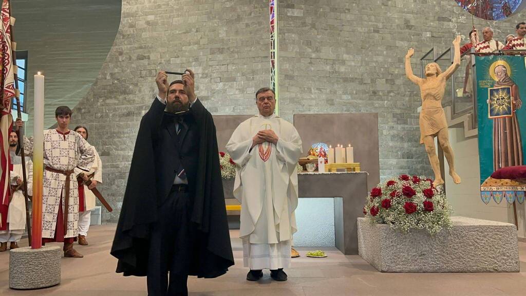 Palio di Legnano: Investitura religiosa contrada San Bernardino