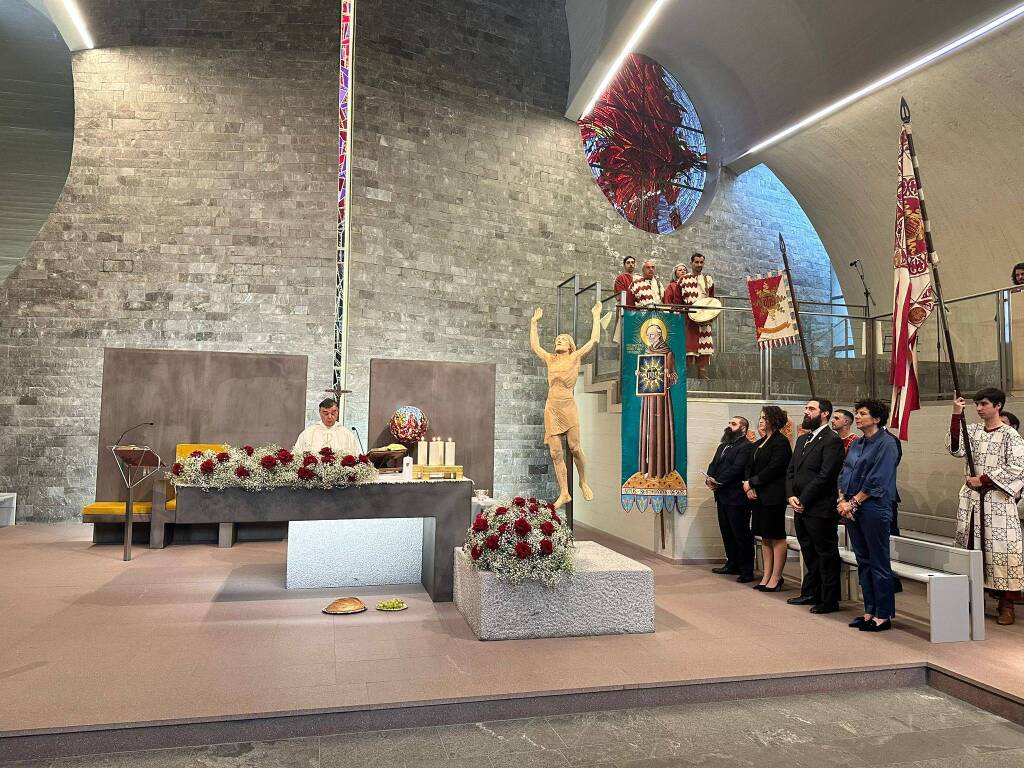 Palio di Legnano: Investitura religiosa contrada San Bernardino