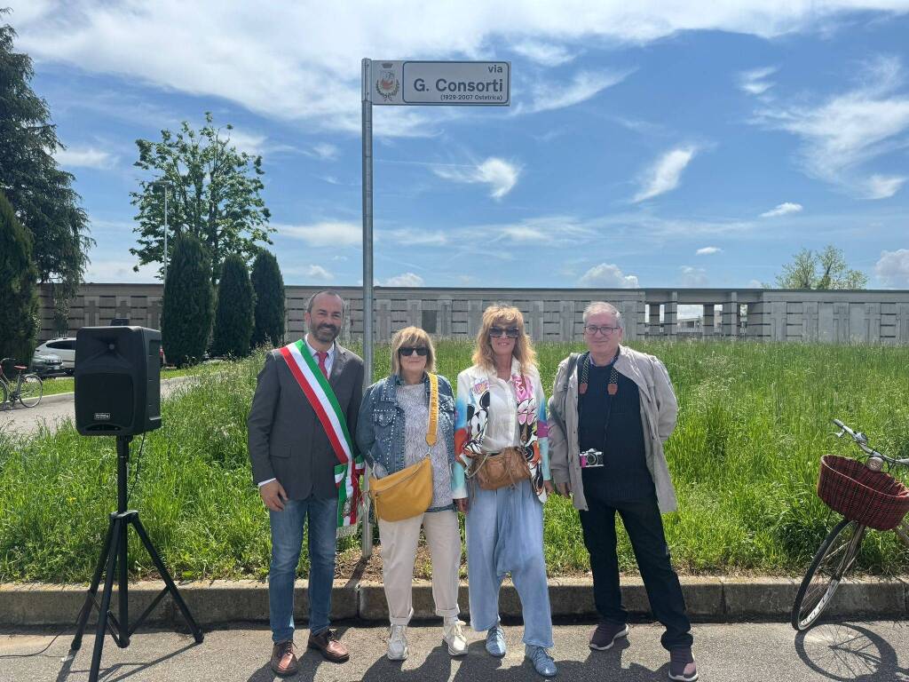 San giorgio intitolazione vie a due donne e postazione DAE