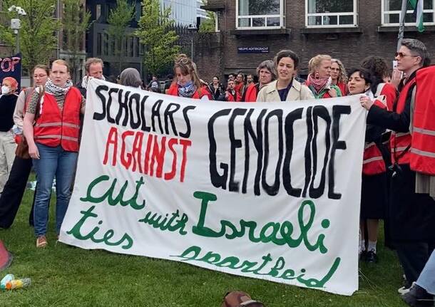 L’università di Amsterdam occupata per la Palestina