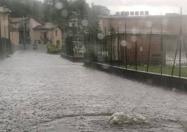 Tempesta e grandine in Valceresio