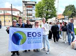 Varese - La manifestazione in difesa del diritto all'aborto