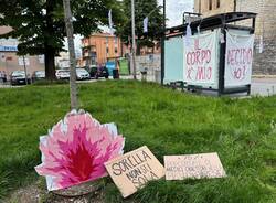 Varese - La manifestazione in difesa del diritto all'aborto