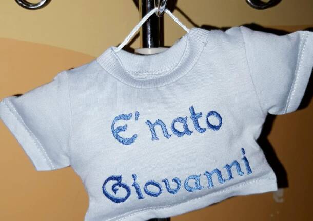 Fiocco azzurro ad Azzate: è nato Giovanni