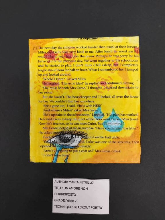 blackout poetry fagnano olona