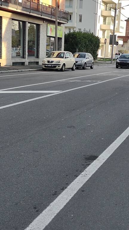 Sicurezza dei ciclisti in Via Torino a Gallarate