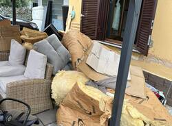 Grandine e pioggia devastano la casa di Fabio