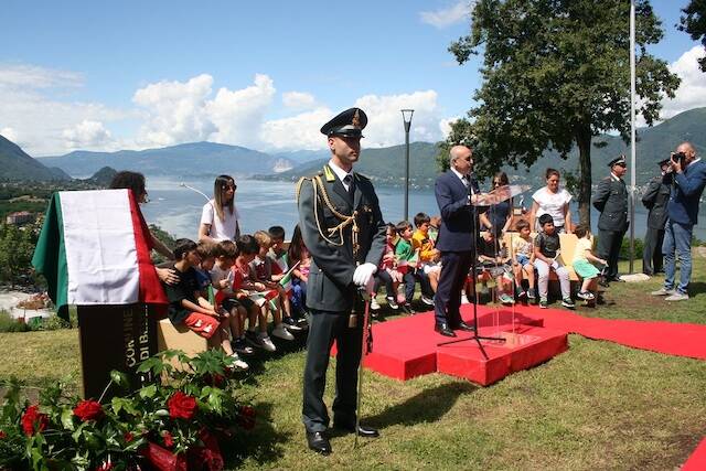 Inaugurazione area giochi di Brezzo di Bedero
