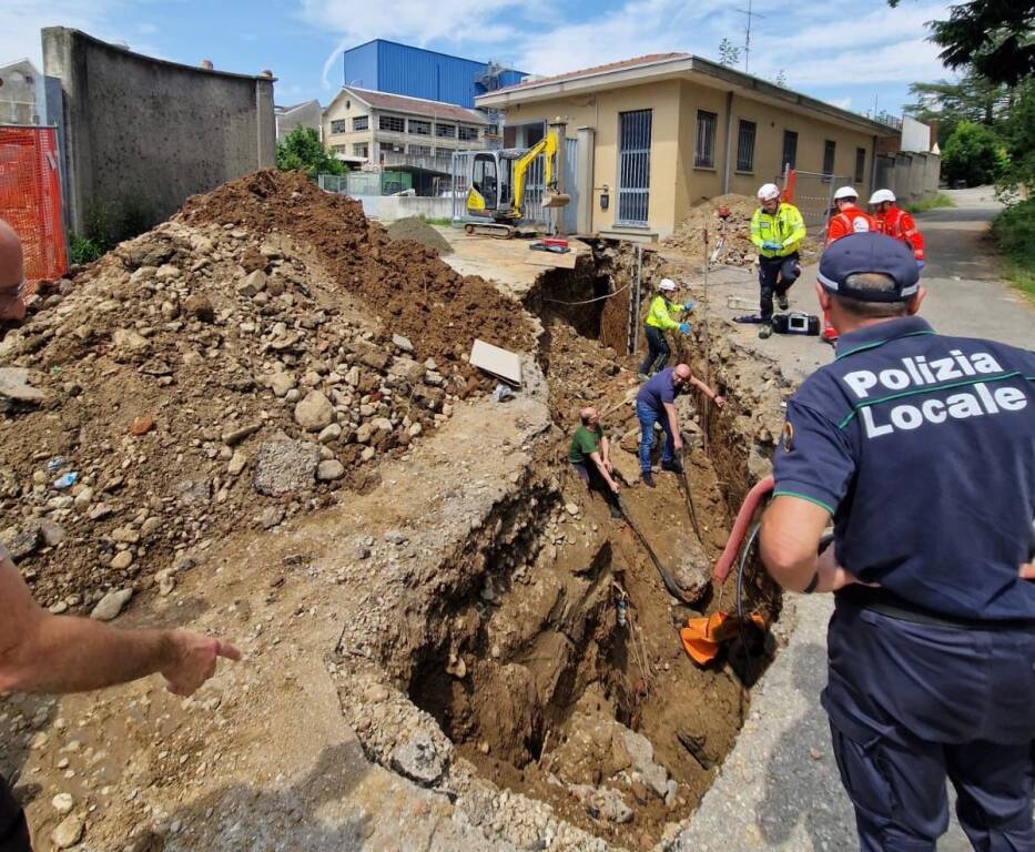 Infortunio sul lavoro a Carnago