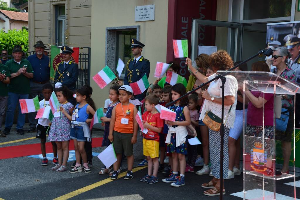 Intitolato a Cittiglio il "Piazzale Fiamme Gialle d'Italia"